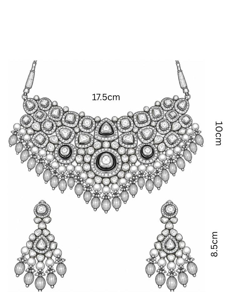 Gulabi Mehr Polki Choker Set