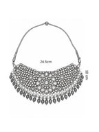 Green Traditional choker Polki  Set